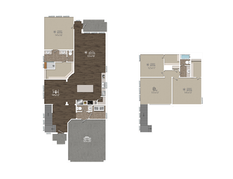 Cottages at the Realm The Anne Floor Plan